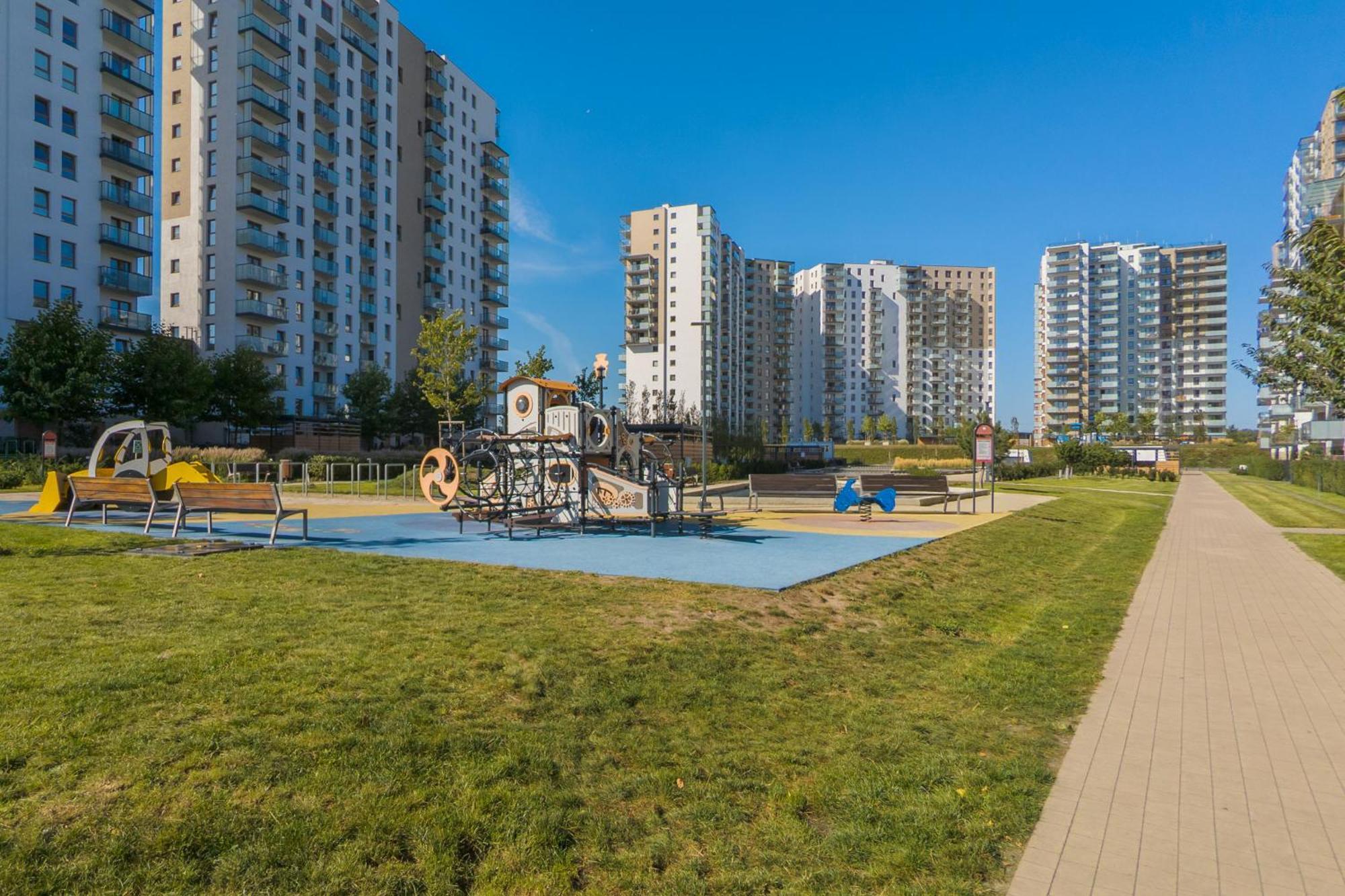 Starowiejska Apartment With Balcony Next To Arena Gdansk Stadium By Noclegi Renters Exteriör bild