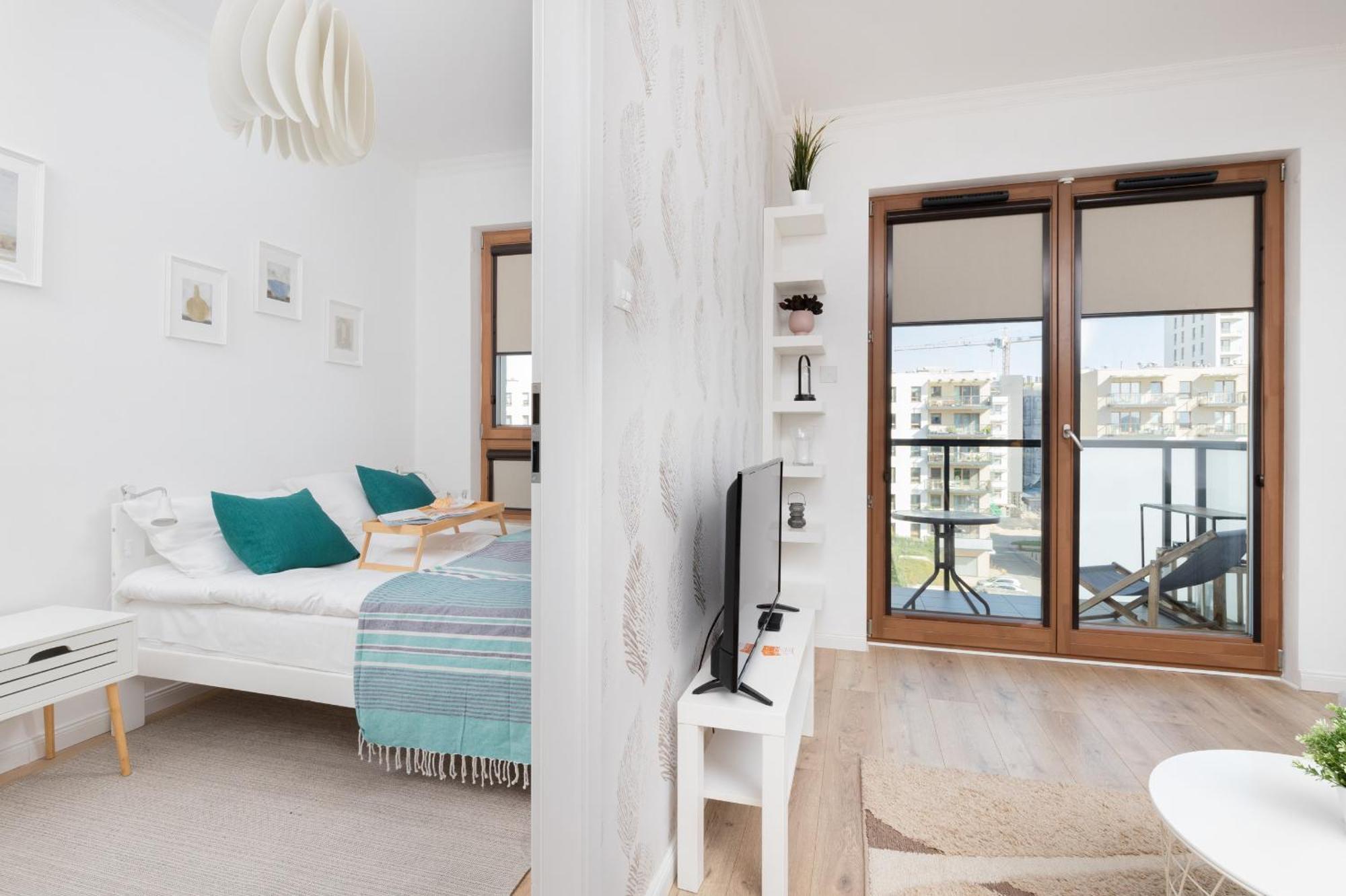 Starowiejska Apartment With Balcony Next To Arena Gdansk Stadium By Noclegi Renters Exteriör bild