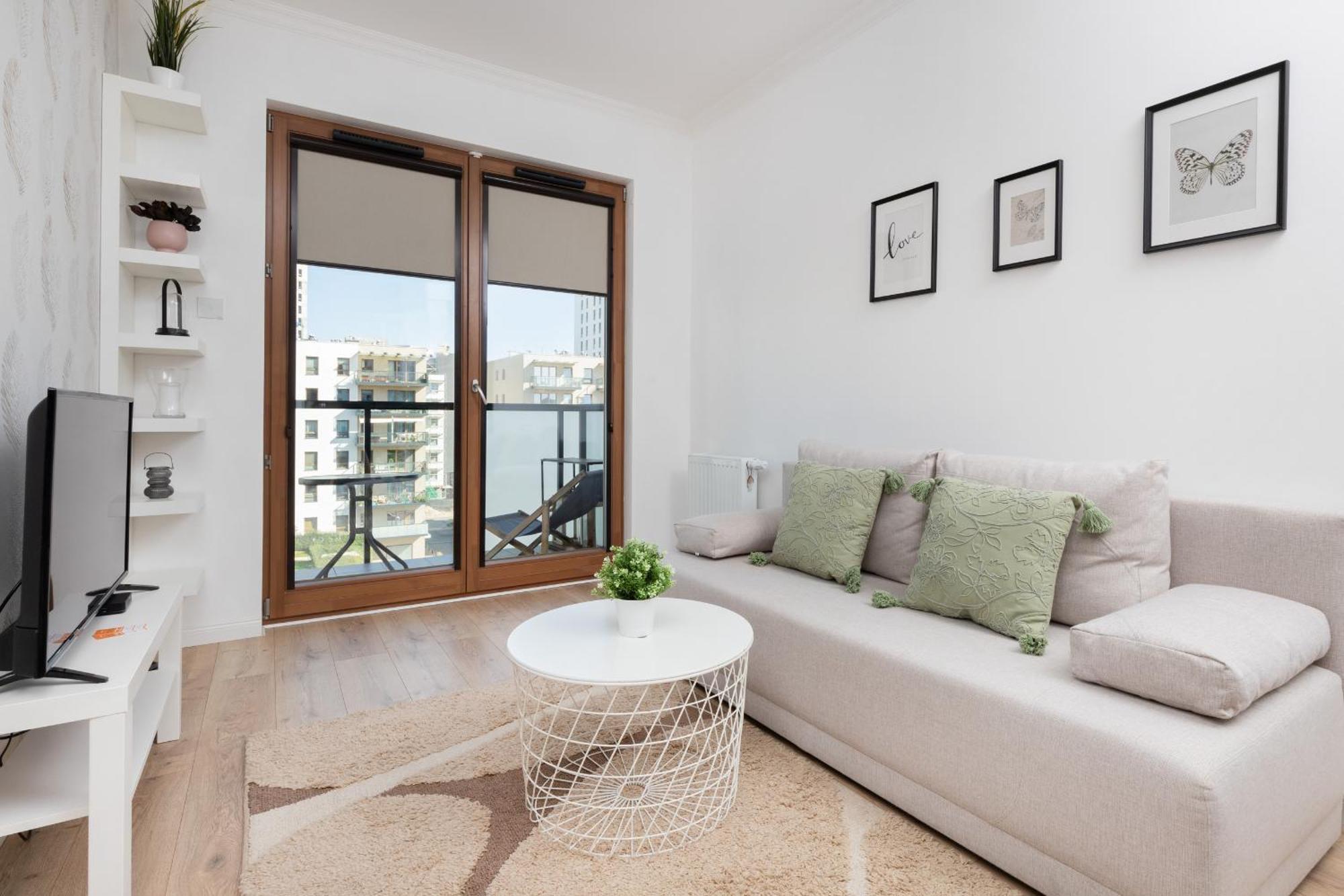Starowiejska Apartment With Balcony Next To Arena Gdansk Stadium By Noclegi Renters Exteriör bild