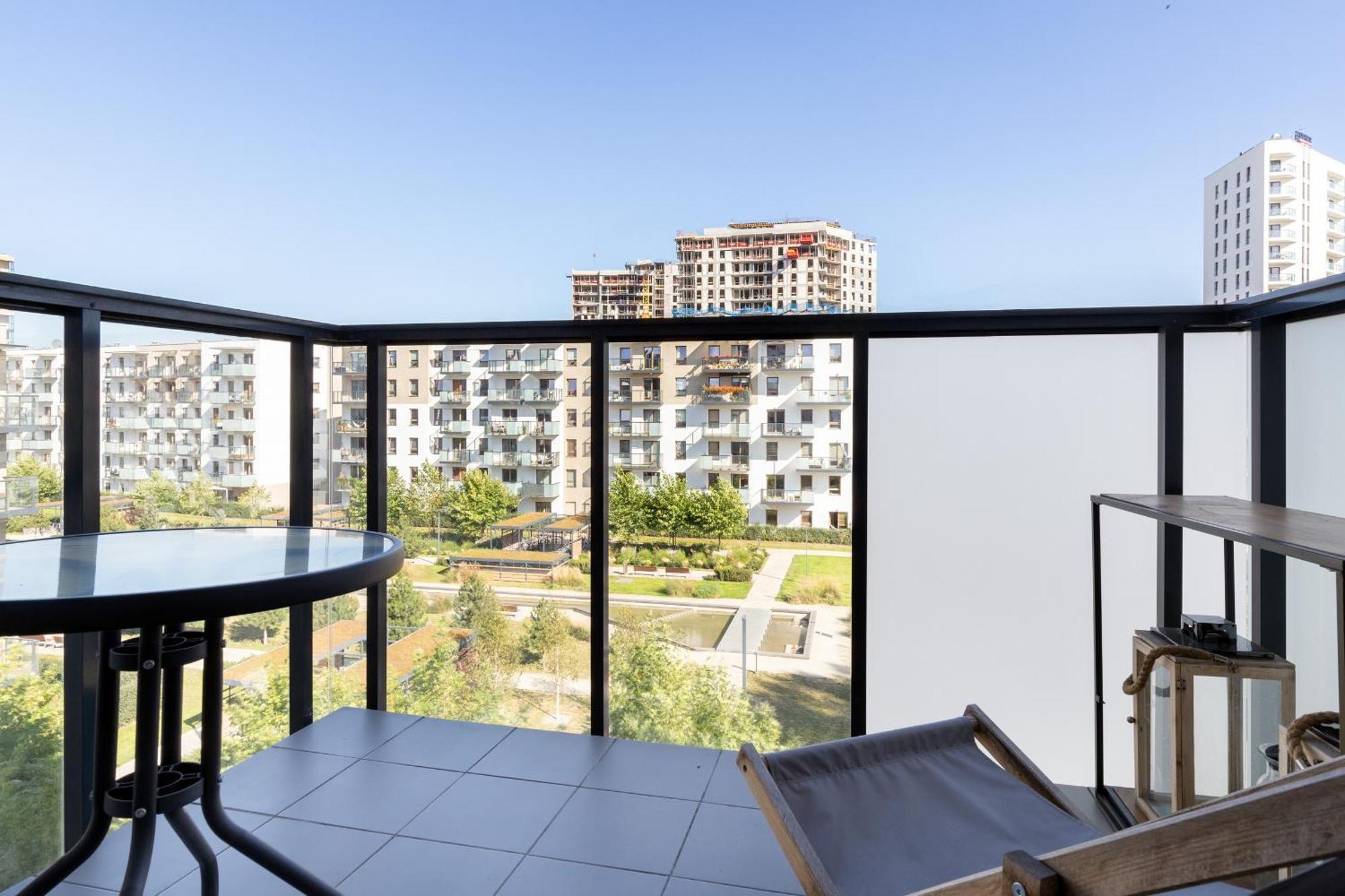 Starowiejska Apartment With Balcony Next To Arena Gdansk Stadium By Noclegi Renters Exteriör bild